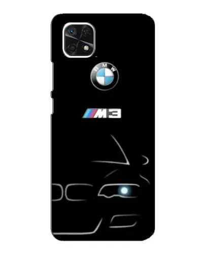 Чехол для Samsung Galaxy A22 5G с картинкой «Минималистичный принт BMW M3» Чехол для Samsung Galaxy A22 5G с картинкой «Минималистичный принт BMW M3»