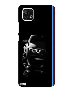 Чехол для Samsung Galaxy A22 5G с картинкой «Силуэт BMW в темноте» Чехол для Samsung Galaxy A22 5G с картинкой «Силуэт BMW в темноте»