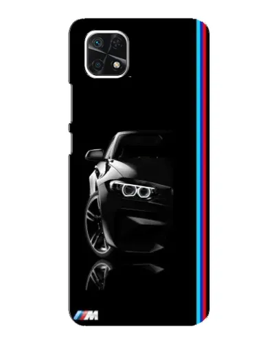 Чехол для Samsung Galaxy A22 5G с картинкой «Силуэт BMW в темноте» Чехол для Samsung Galaxy A22 5G с картинкой «Силуэт BMW в темноте»