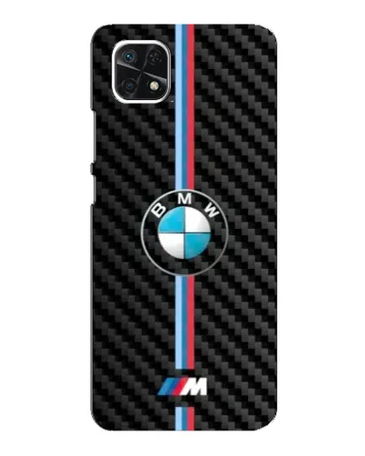 Чехол для Samsung Galaxy A22 5G с картинкой «Эмблема BMW и карбон» Чехол для Samsung Galaxy A22 5G с картинкой «Эмблема BMW и карбон»