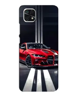Чехол для Samsung Galaxy A22 5G с картинкой «Красная BMW на дороге» Чехол для Samsung Galaxy A22 5G с картинкой «Красная BMW на дороге»