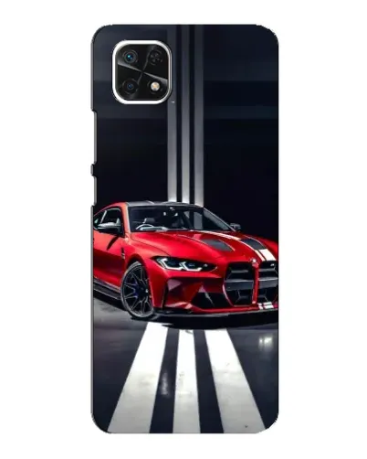 Чехол для Samsung Galaxy A22 5G с картинкой «Красная BMW на дороге» Чехол для Samsung Galaxy A22 5G с картинкой «Красная BMW на дороге»