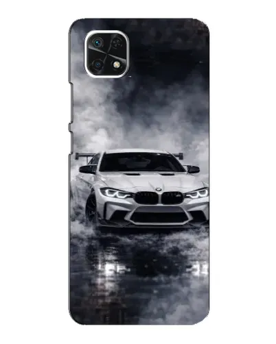 Чехол для Samsung Galaxy A22 5G с картинкой «BMW сквозь туман» Чехол для Samsung Galaxy A22 5G с картинкой «BMW сквозь туман»