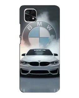 Чехол для Samsung Galaxy A22 5G с картинкой «BMW в белом дыму» Чехол для Samsung Galaxy A22 5G с картинкой «BMW в белом дыму»