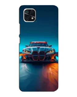 Чехол для Samsung Galaxy A22 5G с картинкой «BMW — огни неона» Чехол для Samsung Galaxy A22 5G с картинкой «BMW — огни неона»