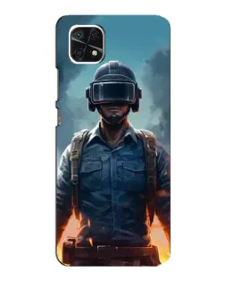 Чехол для Samsung Galaxy A22 5G с картинкой «PUBG — реалистичный герой» Чехол для Samsung Galaxy A22 5G с картинкой «PUBG — реалистичный герой»