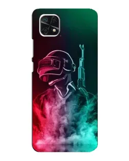 Чехол для Samsung Galaxy A22 5G с картинкой «PUBG — огненный воин» Чехол для Samsung Galaxy A22 5G с картинкой «PUBG — огненный воин»