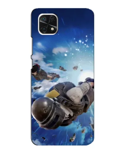 Чехол для Samsung Galaxy A22 5G с картинкой «Десант PUBG — прыжок» Чехол для Samsung Galaxy A22 5G с картинкой «Десант PUBG — прыжок»