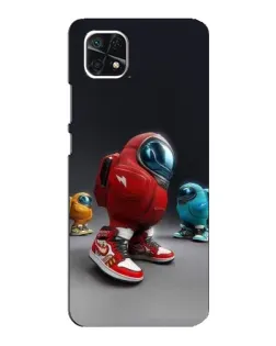 Чехол для Samsung Galaxy A22 5G с картинкой «Among Us — 3D стиль»