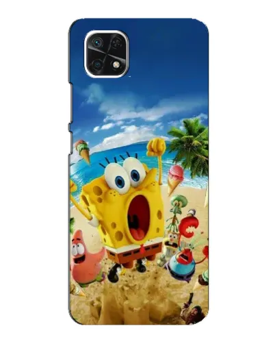 Чехол для Samsung Galaxy A22 5G с картинкой «Развлечения на пляже»