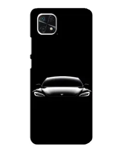 Чехол для Samsung Galaxy A22 5G с картинкой «Фары Tesla Night» Чехол для Samsung Galaxy A22 5G с картинкой «Фары Tesla Night»