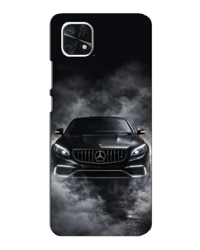 Чехол для Samsung Galaxy A22 5G с картинкой «Mercedes в дыму» Чехол для Samsung Galaxy A22 5G с картинкой «Mercedes в дыму»