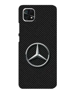 Чехол для Samsung Galaxy A22 5G с картинкой «Карбоновый Mercedes стиль»