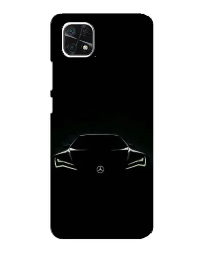 Чехол для Samsung Galaxy A22 5G с картинкой «Mercedes — силуэт авто» Чехол для Samsung Galaxy A22 5G с картинкой «Mercedes — силуэт авто»