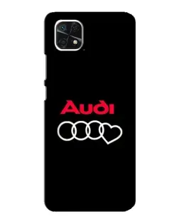 Чехол для Samsung Galaxy A22 5G с картинкой «Логотип Audi Heart» Чехол для Samsung Galaxy A22 5G с картинкой «Логотип Audi Heart»