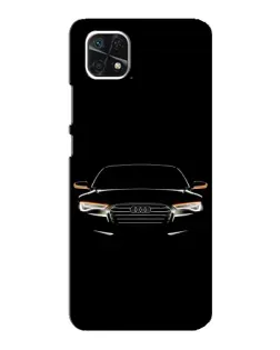 Чехол для Samsung Galaxy A22 5G с картинкой «Audi — ночной контур» Чехол для Samsung Galaxy A22 5G с картинкой «Audi — ночной контур»