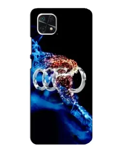 Чехол для Samsung Galaxy A22 5G с картинкой «Энергия лого Audi» Чехол для Samsung Galaxy A22 5G с картинкой «Энергия лого Audi»