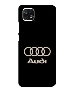 Чехол для Samsung Galaxy A22 5G с картинкой «Audi — золотой логотип» Чехол для Samsung Galaxy A22 5G с картинкой «Audi — золотой логотип»