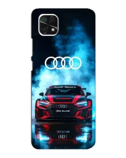 Чехол для Samsung Galaxy A22 5G с картинкой «Audi Sport — неон» Чехол для Samsung Galaxy A22 5G с картинкой «Audi Sport — неон»