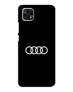 Чехол для Samsung Galaxy A22 5G с картинкой «Audi White Logo» Чехол для Samsung Galaxy A22 5G с картинкой «Audi White Logo»