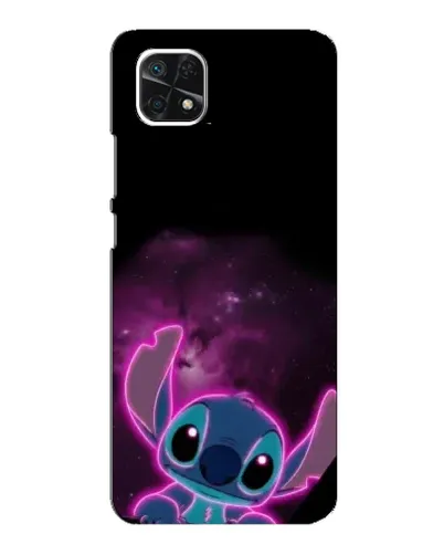 Чехол для Samsung Galaxy A22 5G с картинкой «Неоновый Stitch»