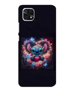Чехол для Samsung Galaxy A22 5G с картинкой «Stitch в цветах» Чехол для Samsung Galaxy A22 5G с картинкой «Stitch в цветах»