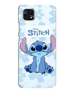 Чехол для Samsung Galaxy A22 5G с картинкой «Stitch среди цветов» Чехол для Samsung Galaxy A22 5G с картинкой «Stitch среди цветов»