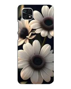 Чехол для Samsung Galaxy A22 5G с картинкой «Белые маргаритки макро»