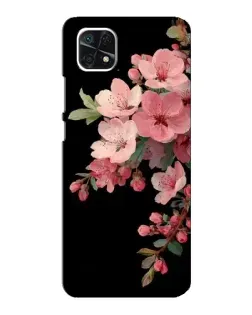 Чехол для Samsung Galaxy A22 5G с картинкой «Розовая ветка сакуры»