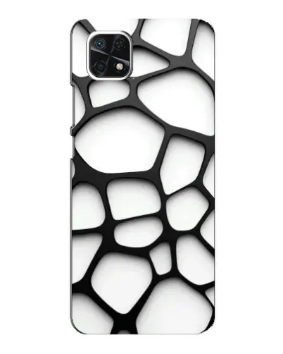Чехол для Samsung Galaxy A22 5G с картинкой «Белая объемная сетка» Чехол для Samsung Galaxy A22 5G с картинкой «Белая объемная сетка»