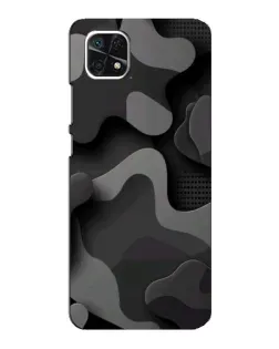 Чехол для Samsung Galaxy A22 5G с картинкой «Темный абстрактный камуфляж» Чехол для Samsung Galaxy A22 5G с картинкой «Темный абстрактный камуфляж»