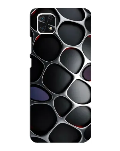 Чехол для Samsung Galaxy A22 5G с картинкой «Объемная темная решетка» Чехол для Samsung Galaxy A22 5G с картинкой «Объемная темная решетка»