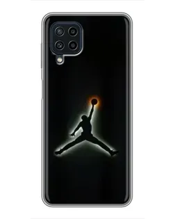 Чехол для Samsung Galaxy A22 с картинкой «Jordan Gradient Logo»
