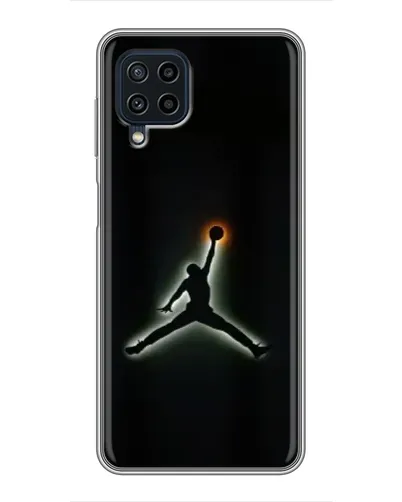 Чехол для Samsung Galaxy A22 с картинкой «Jordan Gradient Logo»