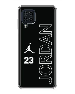 Чехол для Samsung Galaxy A22 с картинкой «Jordan Vertical»