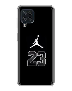 Чехол для Samsung Galaxy A22 с картинкой «Jordan Flight 23»