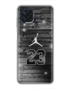 Чехол для Samsung Galaxy A22 с картинкой «Jordan Carbon 23»
