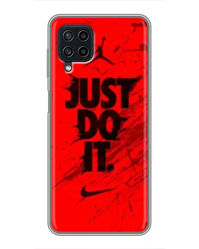 Чехол для Samsung Galaxy A22 с картинкой «Nike Just Do It»