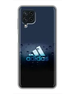 Чехол для Samsung Galaxy A22 с картинкой «Adidas Water Drops» Чехол для Samsung Galaxy A22 с картинкой «Adidas Water Drops»