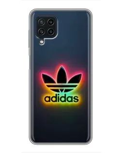 Чехол для Samsung Galaxy A22 с картинкой «Неоновый Adidas» Чехол для Samsung Galaxy A22 с картинкой «Неоновый Adidas»