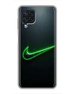 Чехол для Samsung Galaxy A22 с картинкой «Неоновый контур Nike» Чехол для Samsung Galaxy A22 с картинкой «Неоновый контур Nike»