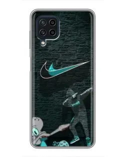 Чехол для Samsung Galaxy A22 с картинкой «Спортивный арт Nike» Чехол для Samsung Galaxy A22 с картинкой «Спортивный арт Nike»