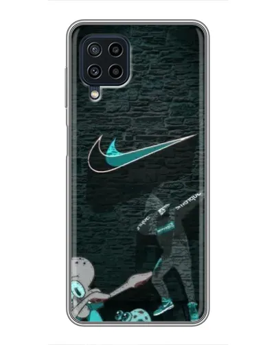 Чехол для Samsung Galaxy A22 с картинкой «Спортивный арт Nike»