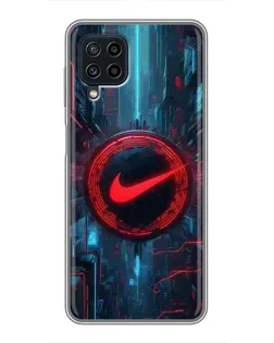 Чехол для Samsung Galaxy A22 с картинкой «Техногенный стиль Nike» Чехол для Samsung Galaxy A22 с картинкой «Техногенный стиль Nike»
