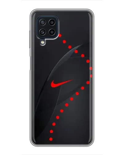 Чехол для Samsung Galaxy A22 с картинкой «Абстрактный дизайн Nike»