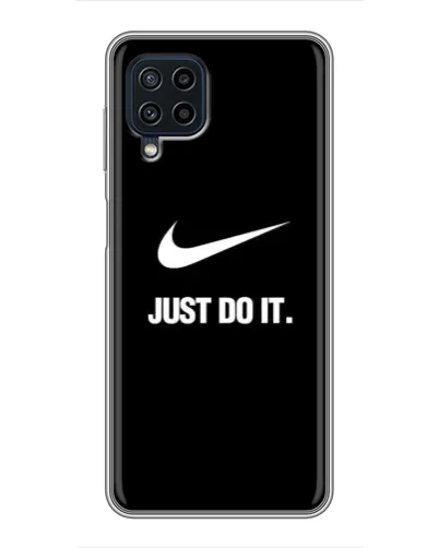 Чехол для Samsung Galaxy A22 с картинкой «Классический принт Nike»