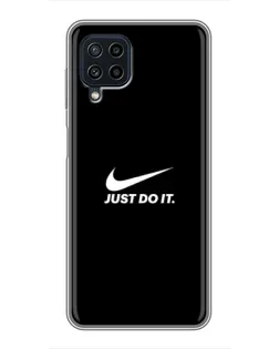 Чехол для Samsung Galaxy A22 с картинкой «Минимализм от Nike» Чехол для Samsung Galaxy A22 с картинкой «Минимализм от Nike»