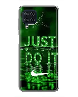 Чехол для Samsung Galaxy A22 с картинкой «Зеленый неоновый Nike» Чехол для Samsung Galaxy A22 с картинкой «Зеленый неоновый Nike»