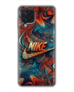 Чехол для Samsung Galaxy A22 с картинкой «Nike в абстракции» Чехол для Samsung Galaxy A22 с картинкой «Nike в абстракции»