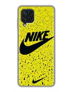 Чехол для Samsung Galaxy A22 с картинкой «Желтый текстурный Nike» Чехол для Samsung Galaxy A22 с картинкой «Желтый текстурный Nike»